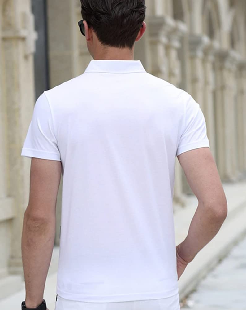 Mens Regular Fit T-Shirt || Polo T Shirts for Mens || Mens Tshirts - Image 9