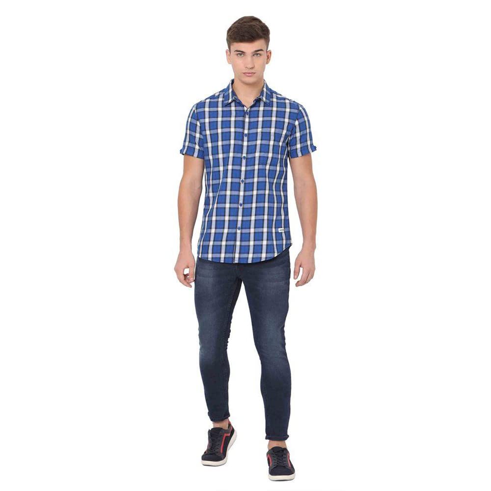 Checks Cotton Slim Fit Mens Casual Shirt - Image 15