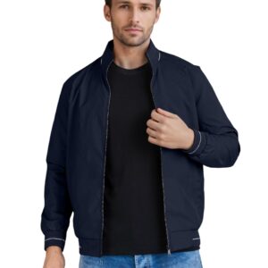 Men's Bomber Jacket | Lightweight Casual Zip-Up Jacket | Stylish Slim Fit Outerwear for All Seasons