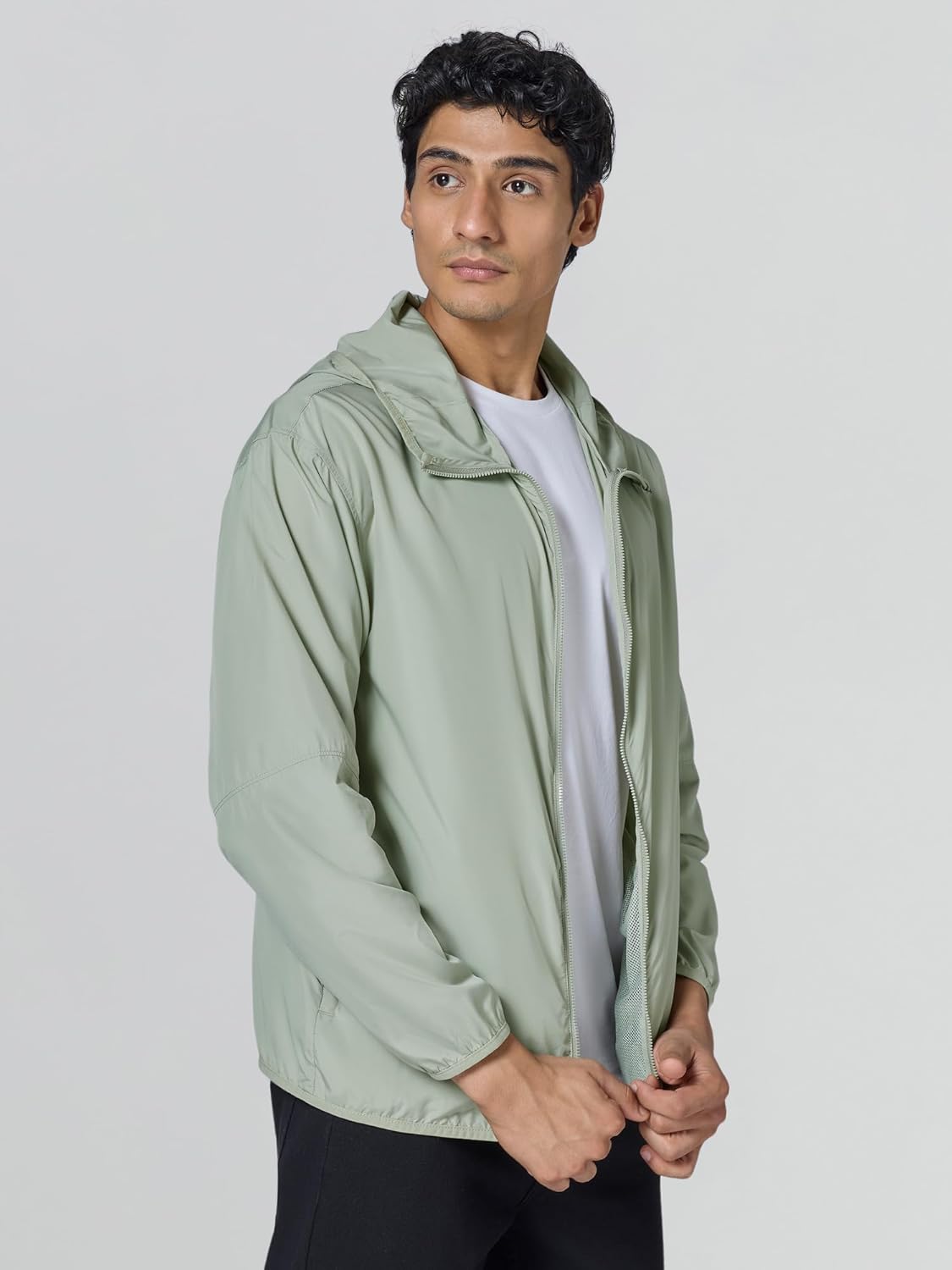 Men Polyester Standard Length UV Protection Sun Screen Parka Jacket | Sun & Pollution Protection Clothing | Lightweight and Quick Dry with UPF 50+ Protection for Outdoors - Image 13