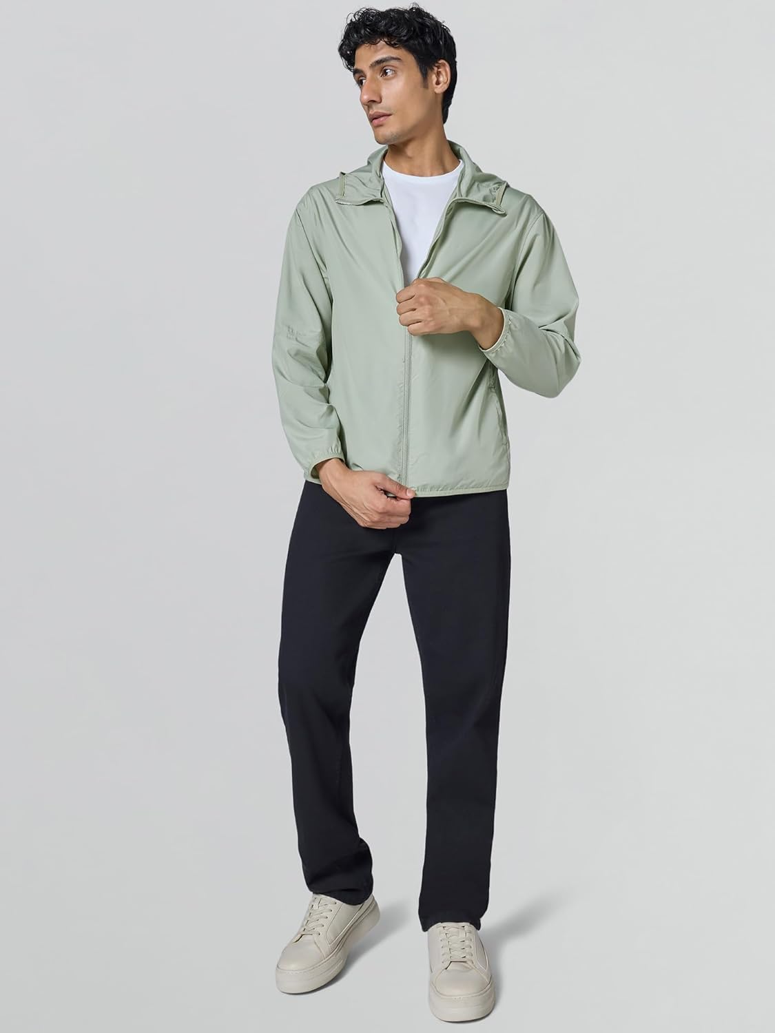 Men Polyester Standard Length UV Protection Sun Screen Parka Jacket | Sun & Pollution Protection Clothing | Lightweight and Quick Dry with UPF 50+ Protection for Outdoors - Image 12