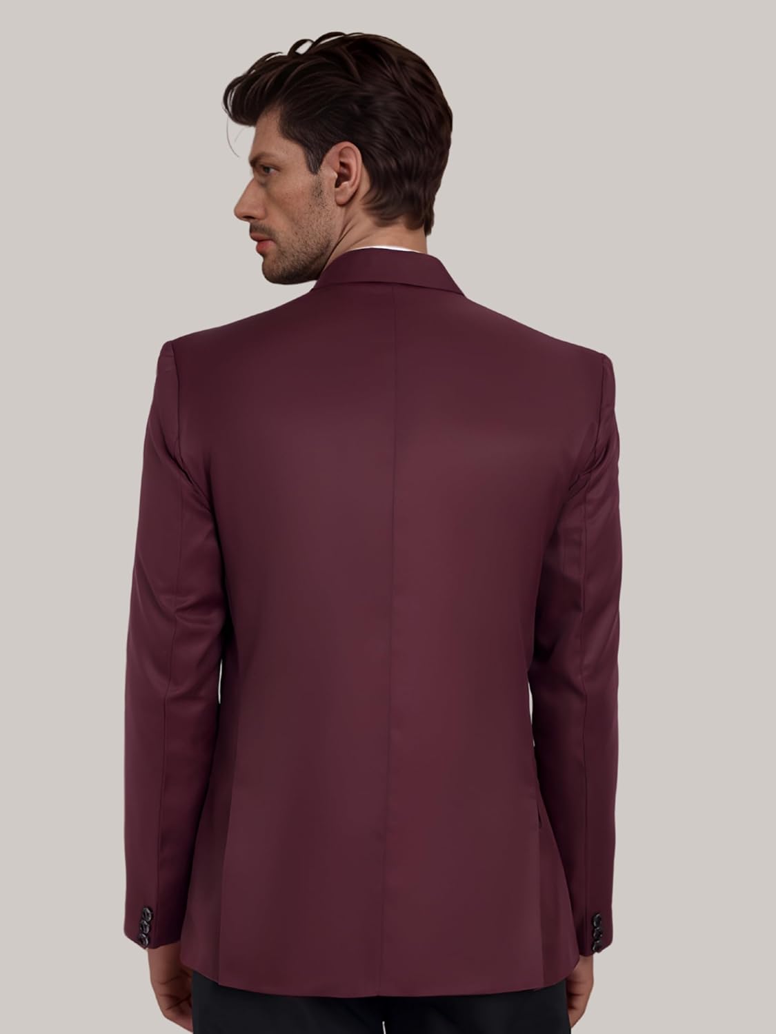 Men Blazer, Versatile Blazer for Men Ideal for All Purpose Causal, Formal, Festival, Party, Color Black. - Image 4