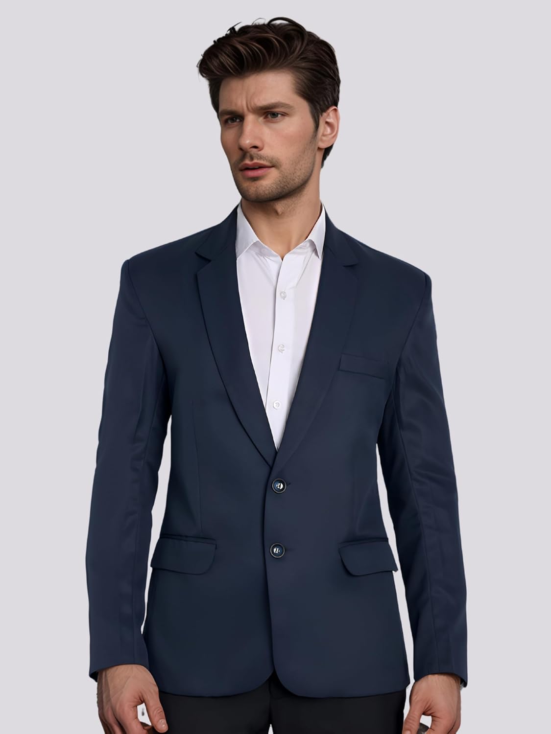 Men Blazer, Versatile Blazer for Men Ideal for All Purpose Causal, Formal, Festival, Party, Color Black. - Image 13