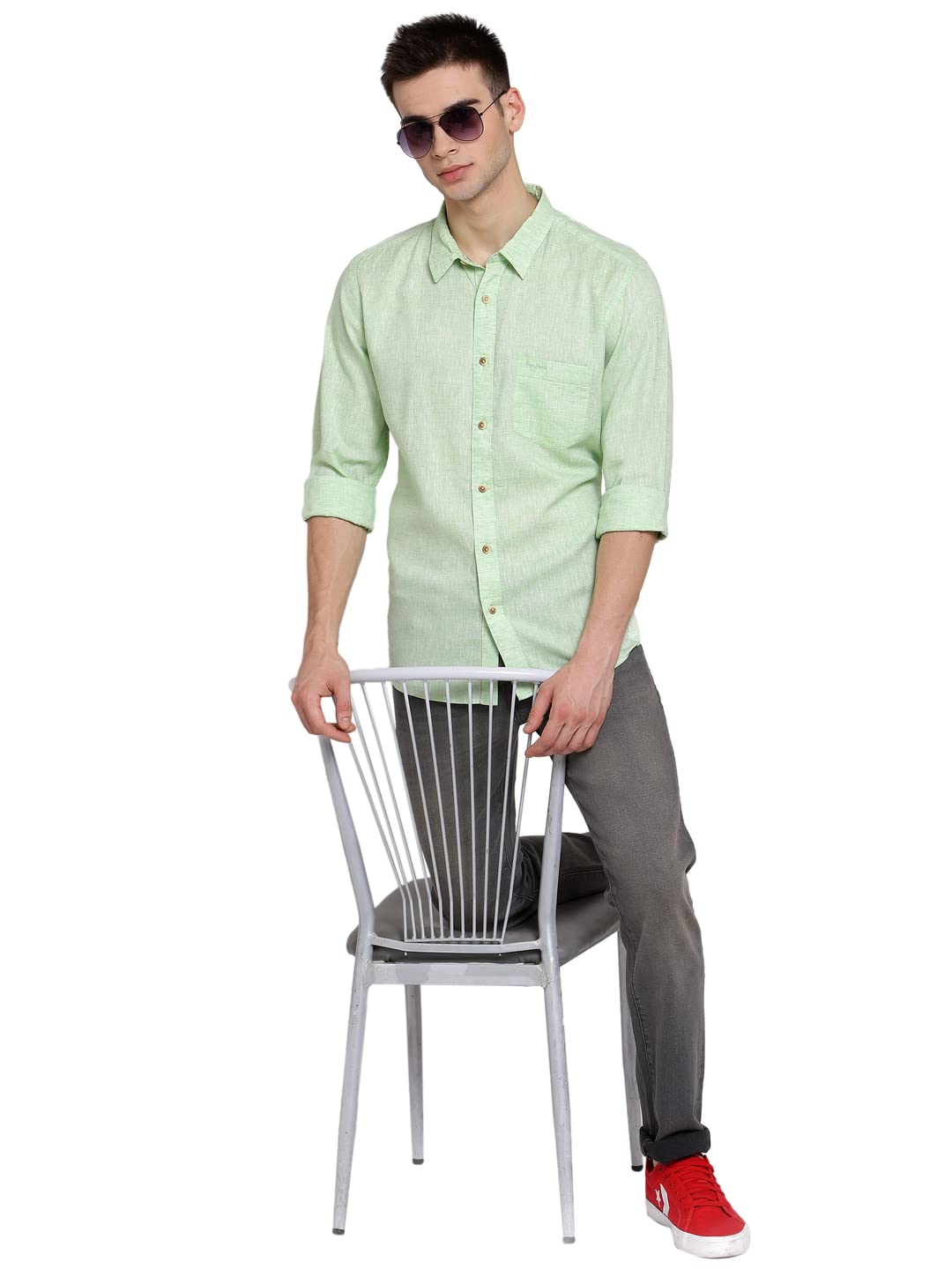 Men's Cotton Regular Fit Casual Shirt - Image 9