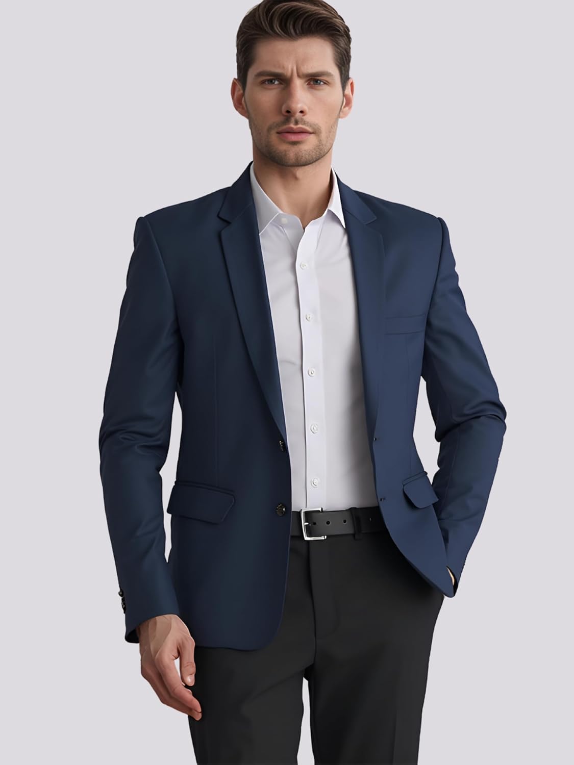 Men Blazer, Versatile Blazer for Men Ideal for All Purpose Causal, Formal, Festival, Party, Color Black. - Image 10