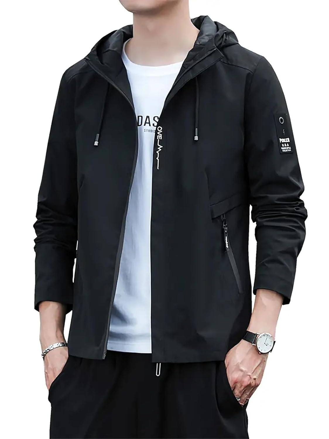 Jackets || Bomber Jacket For Men || Lightweight Outwear Sportswear Bomber Standard Length Jacket - Image 12