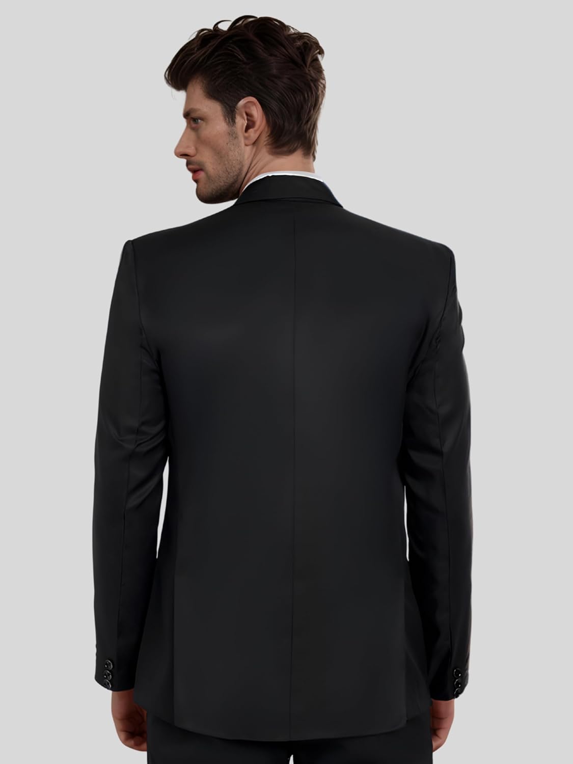 Men Blazer, Versatile Blazer for Men Ideal for All Purpose Causal, Formal, Festival, Party, Color Black. - Image 20
