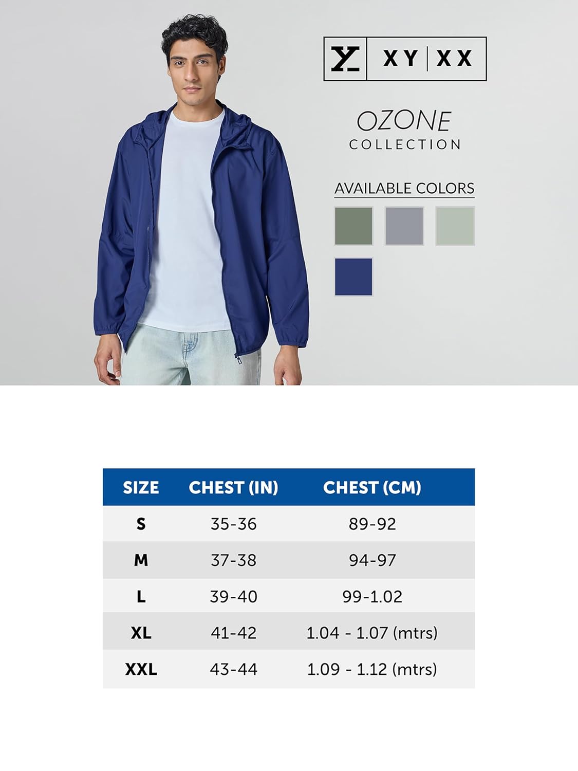Men Polyester Standard Length UV Protection Sun Screen Parka Jacket | Sun & Pollution Protection Clothing | Lightweight and Quick Dry with UPF 50+ Protection for Outdoors - Image 4