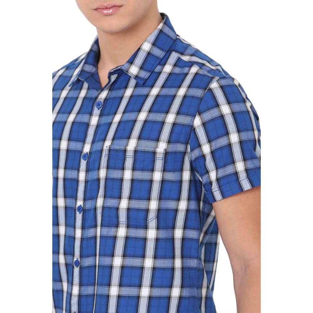 Checks Cotton Slim Fit Mens Casual Shirt - Image 16