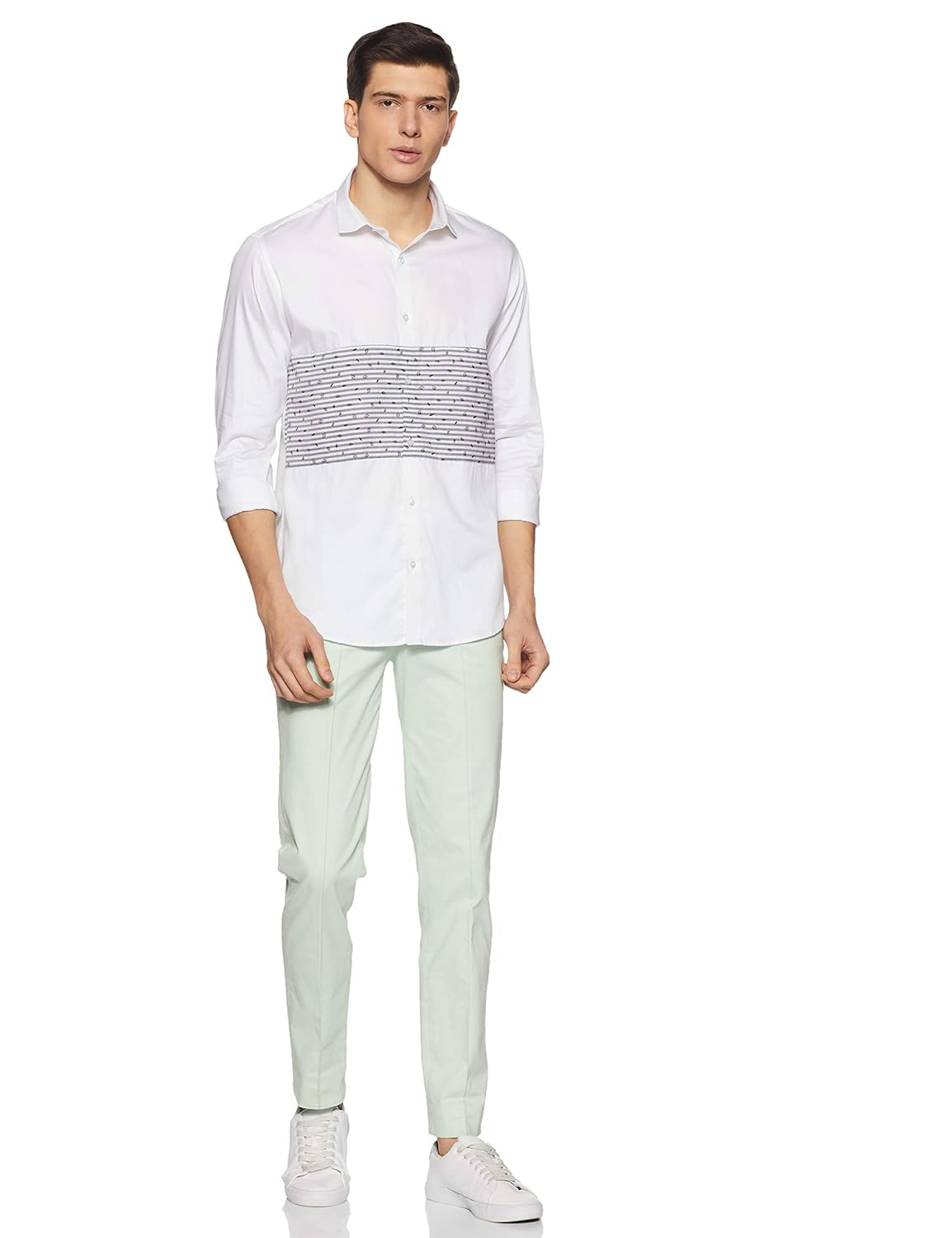 Hang & Wear Men's Striped Slim Fit Casual Shirt - Image 9