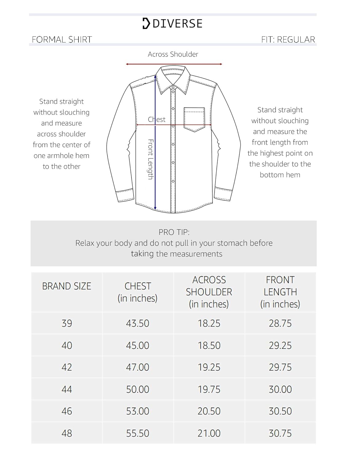 Men's Solid Regular Fit Formal Shirt (DCMFH02RC17KA2-739A_Sky Blue_44) - Image 6