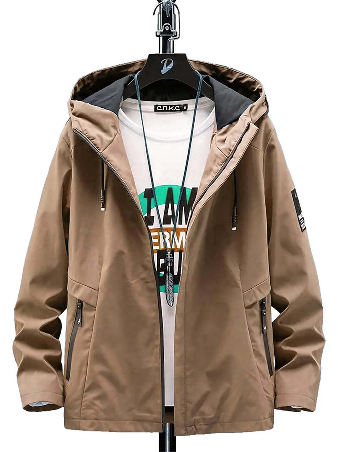 Jackets || Bomber Jacket For Men || Lightweight Outwear Sportswear Bomber Standard Length Jacket - Image 10