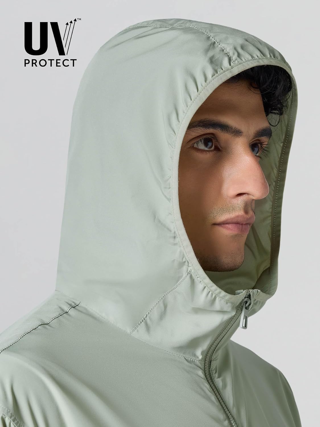 Men Polyester Standard Length UV Protection Sun Screen Parka Jacket | Sun & Pollution Protection Clothing | Lightweight and Quick Dry with UPF 50+ Protection for Outdoors - Image 10
