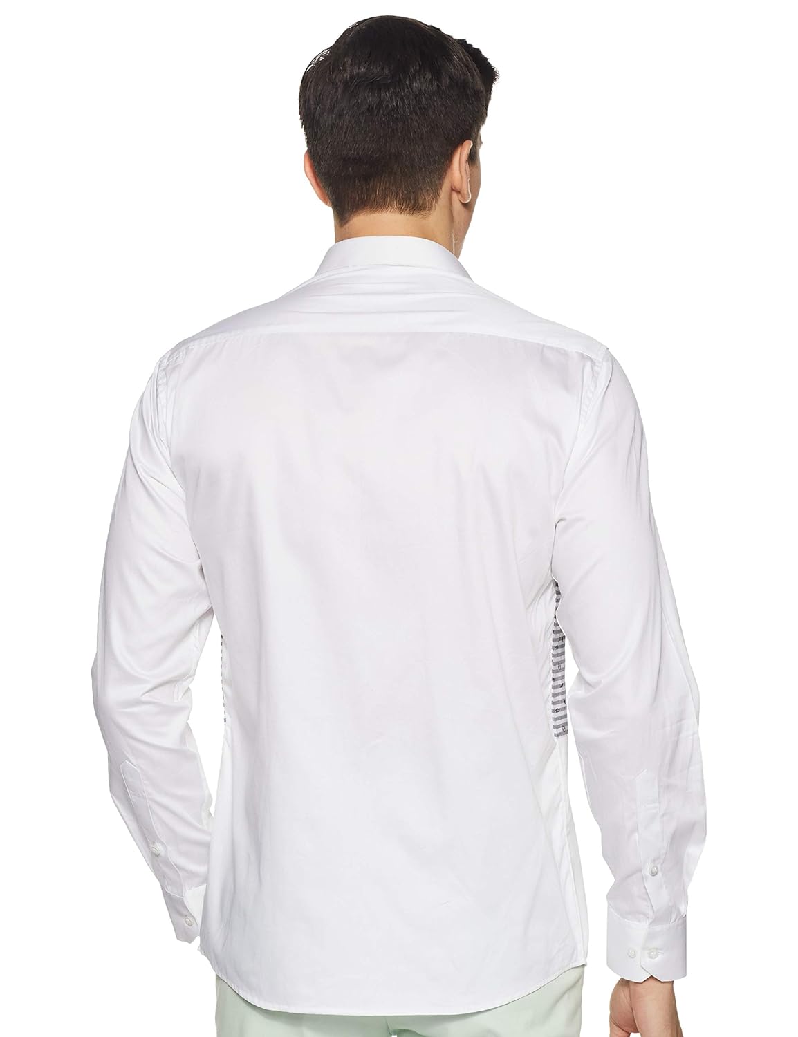 Hang & Wear Men's Striped Slim Fit Casual Shirt - Image 7