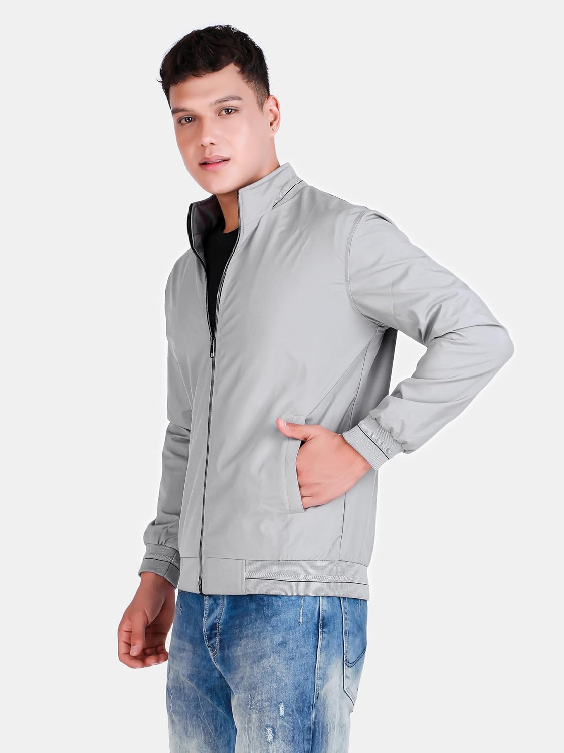 Men's Bomber Jacket | Lightweight Casual Zip-Up Jacket | Stylish Slim Fit Outerwear for All Seasons - Image 19