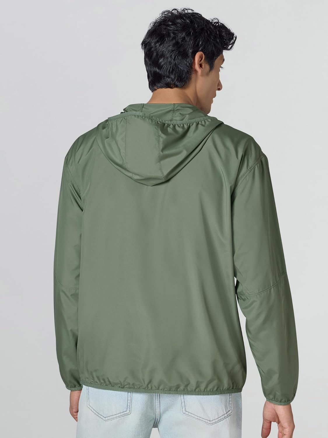 Men Polyester Standard Length UV Protection Sun Screen Parka Jacket | Sun & Pollution Protection Clothing | Lightweight and Quick Dry with UPF 50+ Protection for Outdoors - Image 3