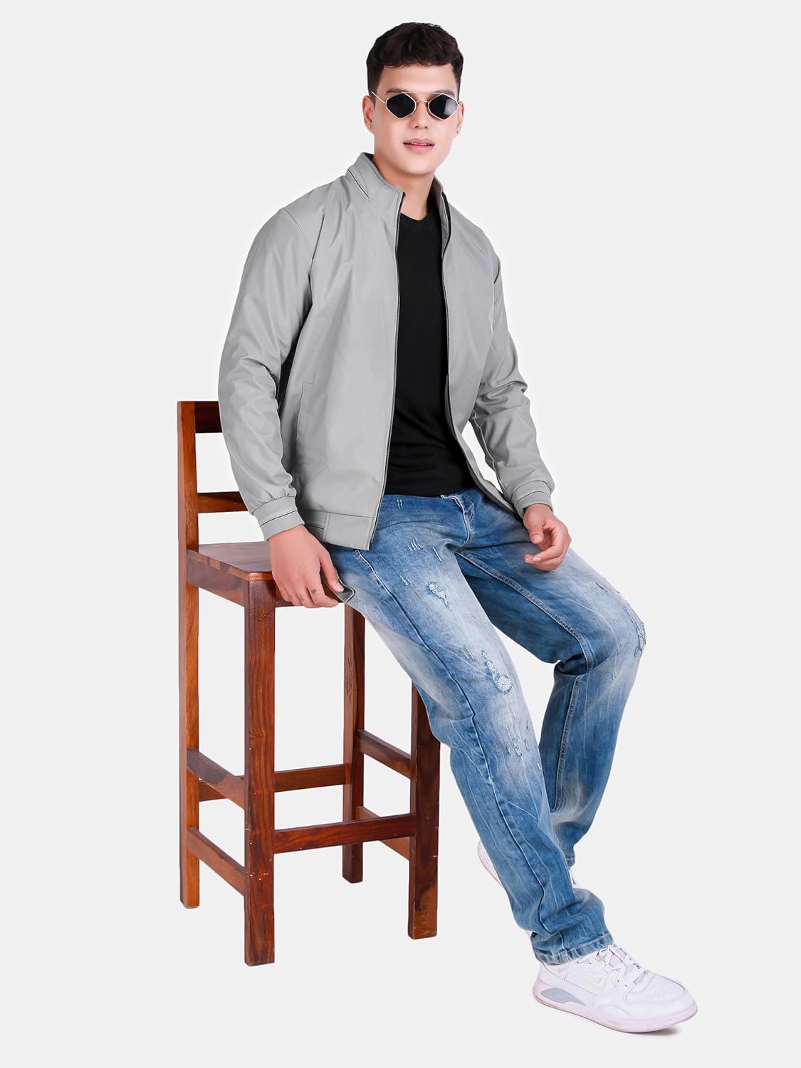 Men's Bomber Jacket | Lightweight Casual Zip-Up Jacket | Stylish Slim Fit Outerwear for All Seasons - Image 18