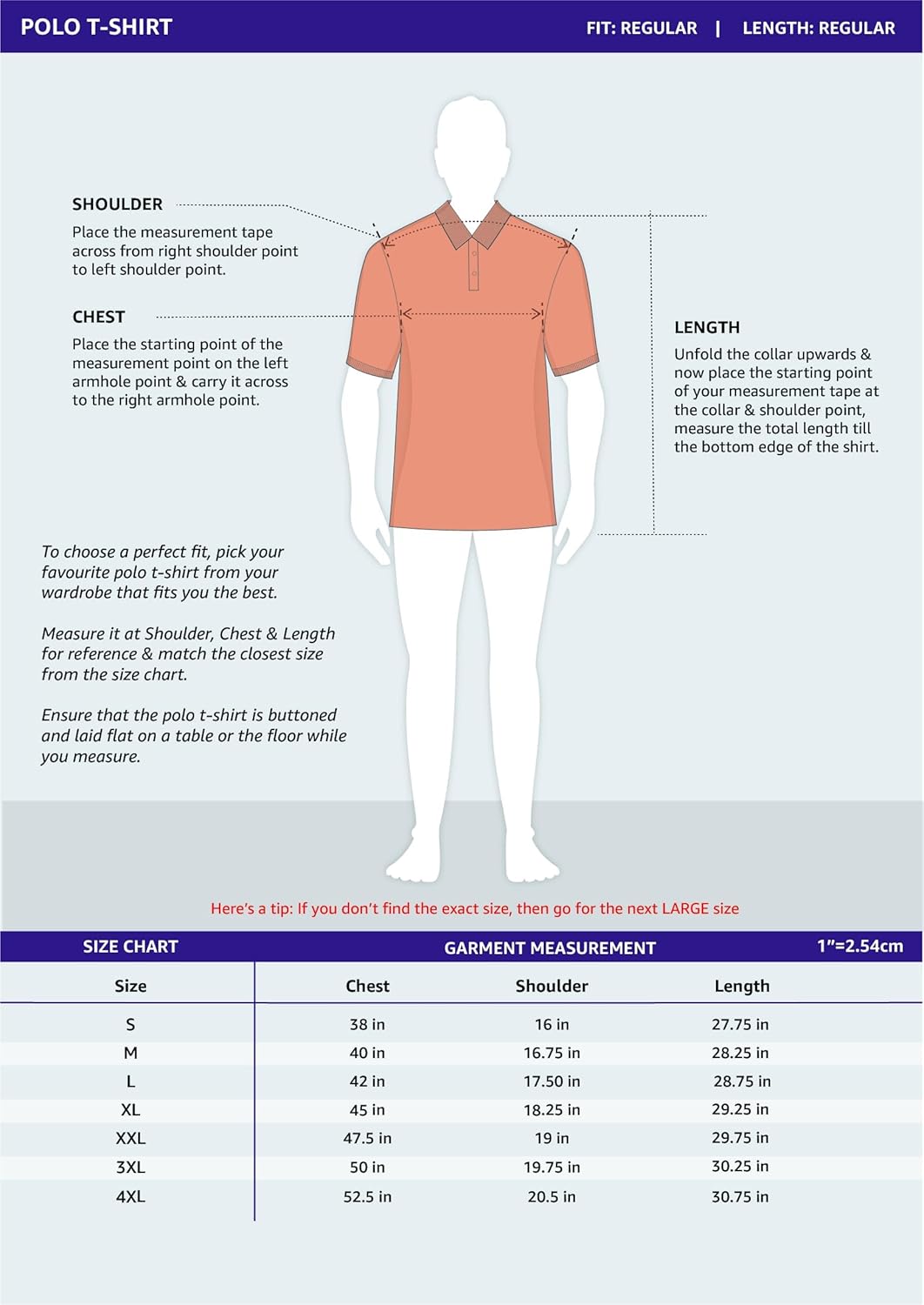 Men's Cotton Regular Fit Polo T-Shirt - Image 6