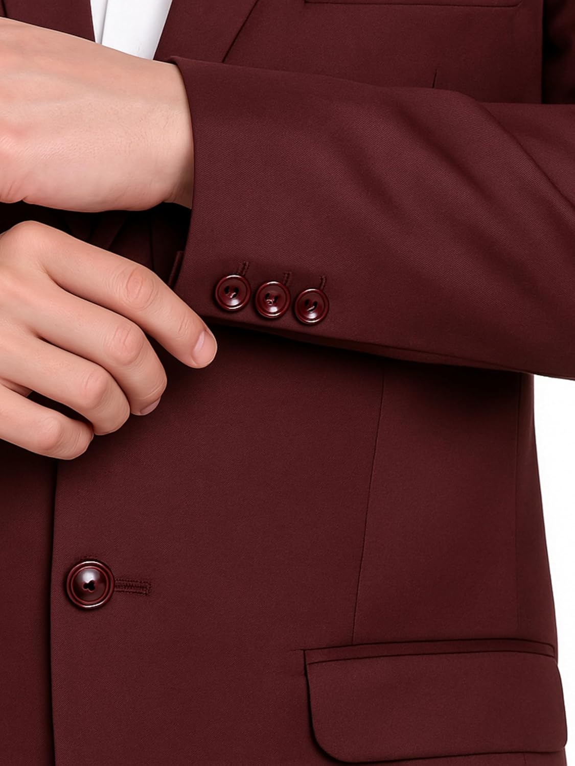 Men Blazer, Versatile Blazer for Men Ideal for All Purpose Causal, Formal, Festival, Party, Color Black. - Image 6