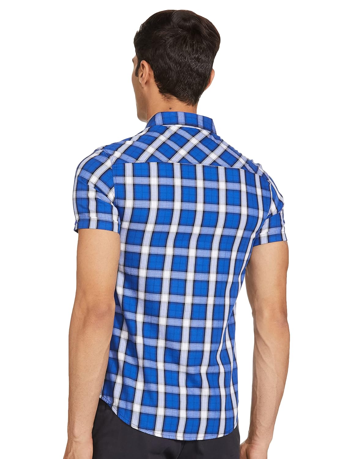 Checks Cotton Slim Fit Mens Casual Shirt - Image 2