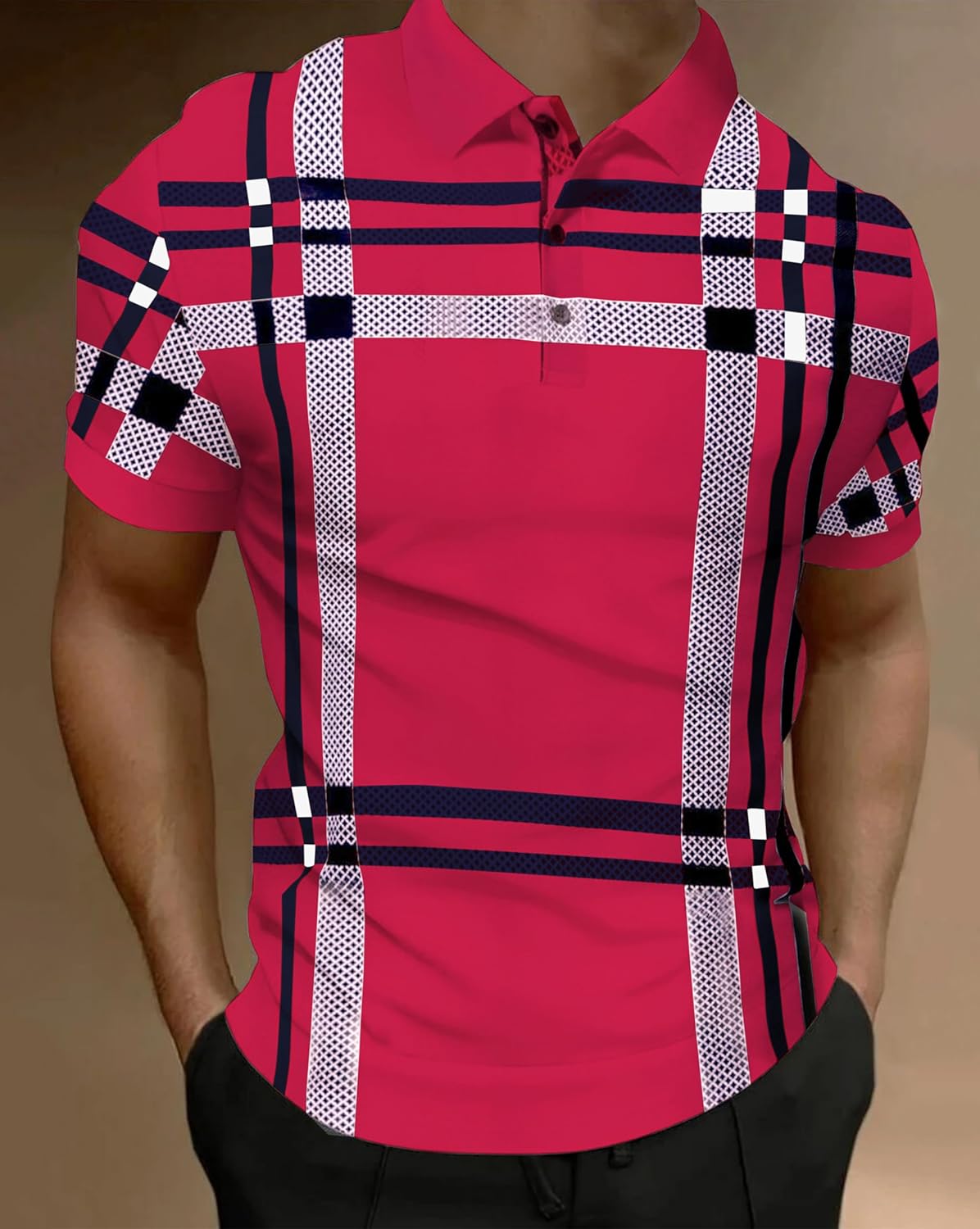 Mens Polo T-Shirts Printed - Image 7