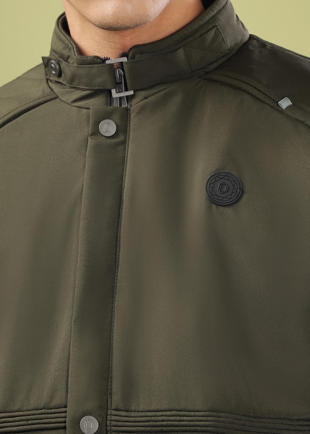 Full Sleeves Bomber Jacket for Men | TPU Men's Standing Collar Lightweight Winter Jacket, Regular Fit - Image 24