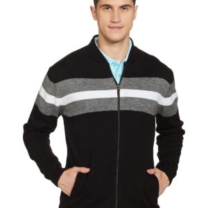 Men's Acrylic Round Neck Blouson Sweater