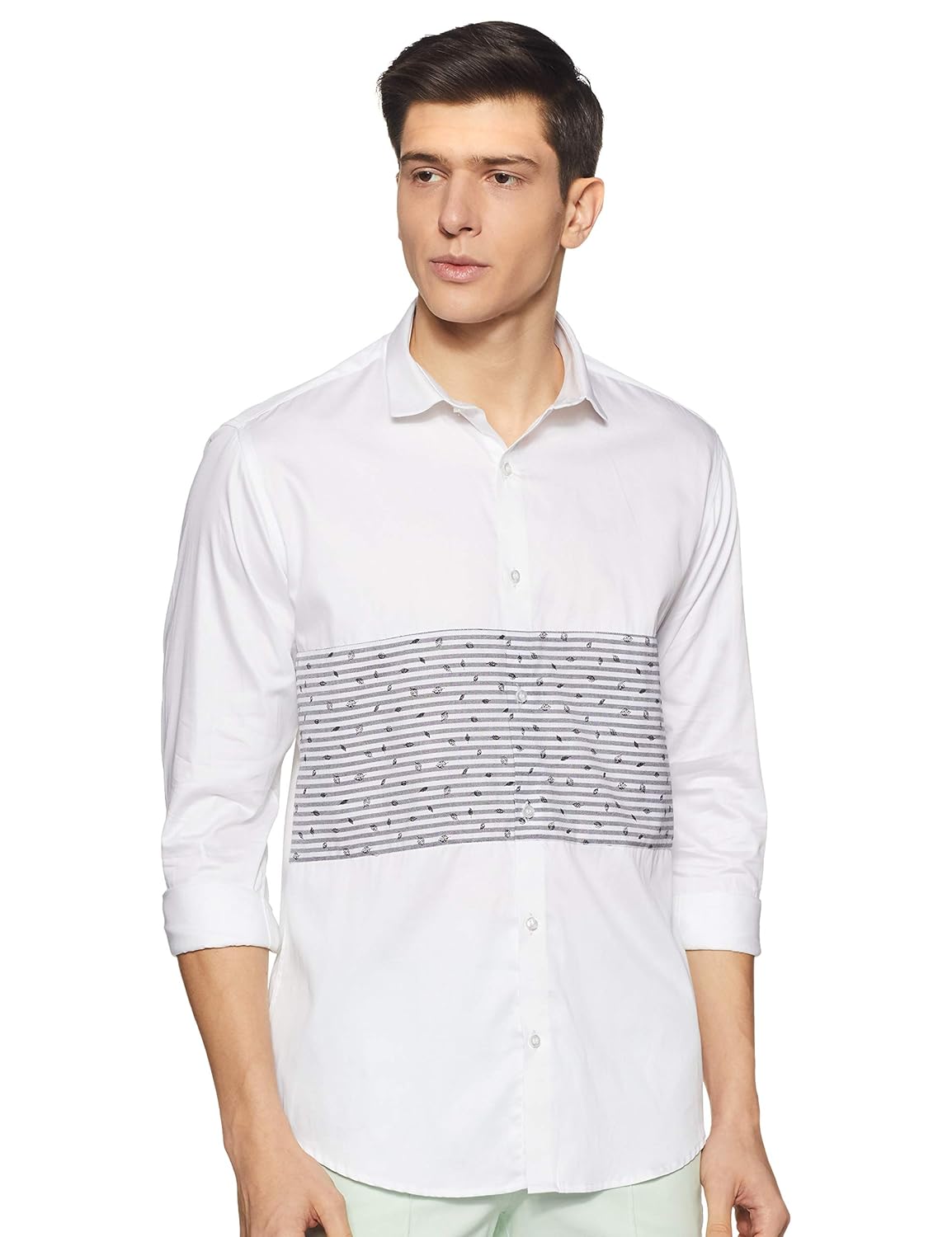 Hang & Wear Men's Striped Slim Fit Casual Shirt - Image 6