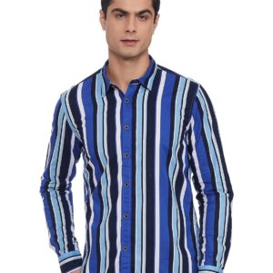 Men's Striped Regular Fit Shirt
