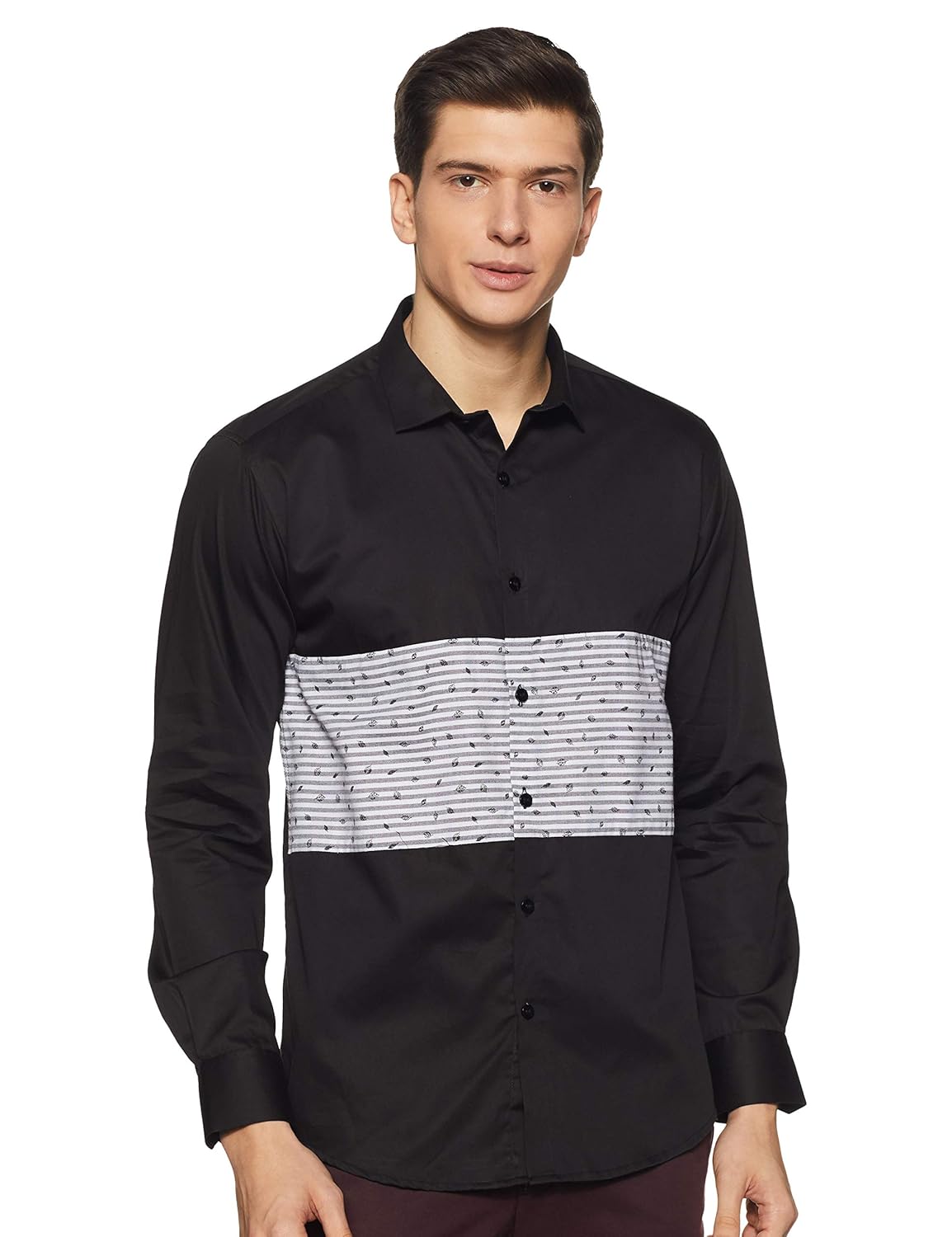Hang & Wear Men's Striped Slim Fit Casual Shirt