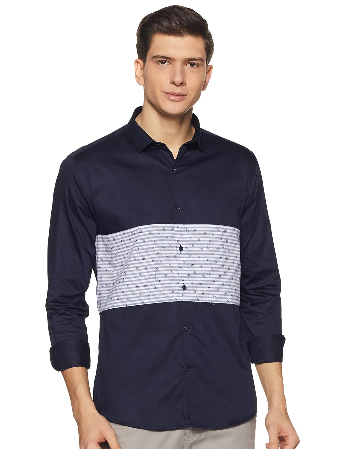 Hang & Wear Men's Striped Slim Fit Casual Shirt - Image 11