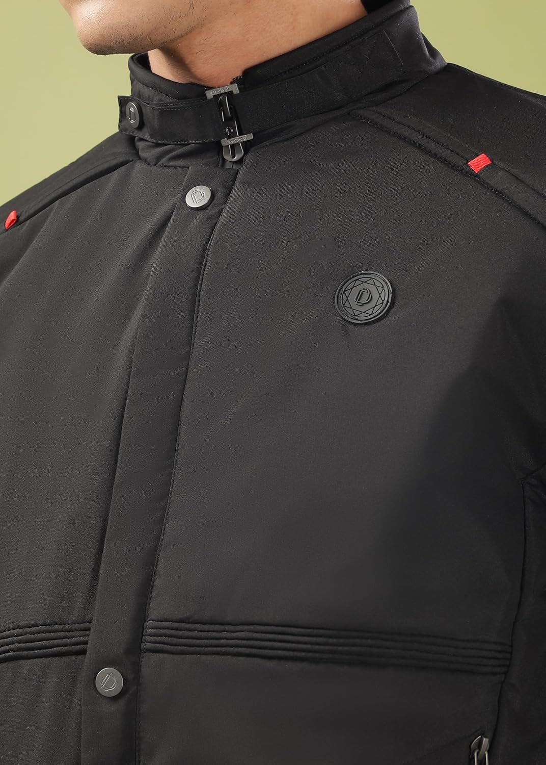 Full Sleeves Bomber Jacket for Men | TPU Men's Standing Collar Lightweight Winter Jacket, Regular Fit - Image 31