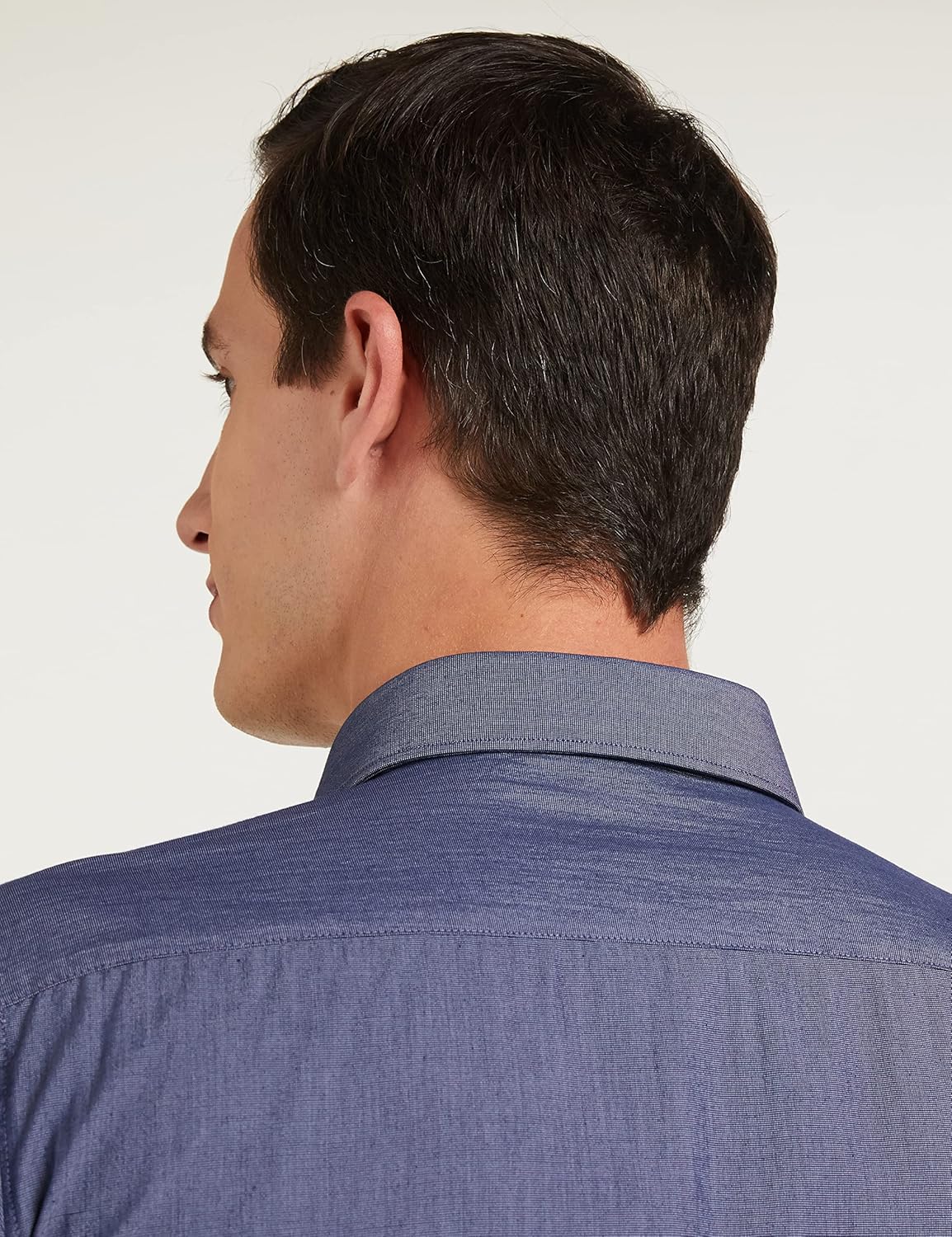 Men's Cotton Rich Formal Shirt | Plain | Half Sleeve - Regular Fit (Available in Plus Size) - Image 13