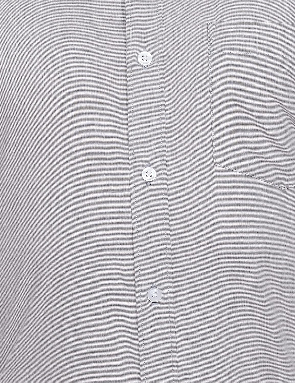Men's Cotton Rich Formal Shirt | Plain | Half Sleeve - Regular Fit (Available in Plus Size) - Image 7